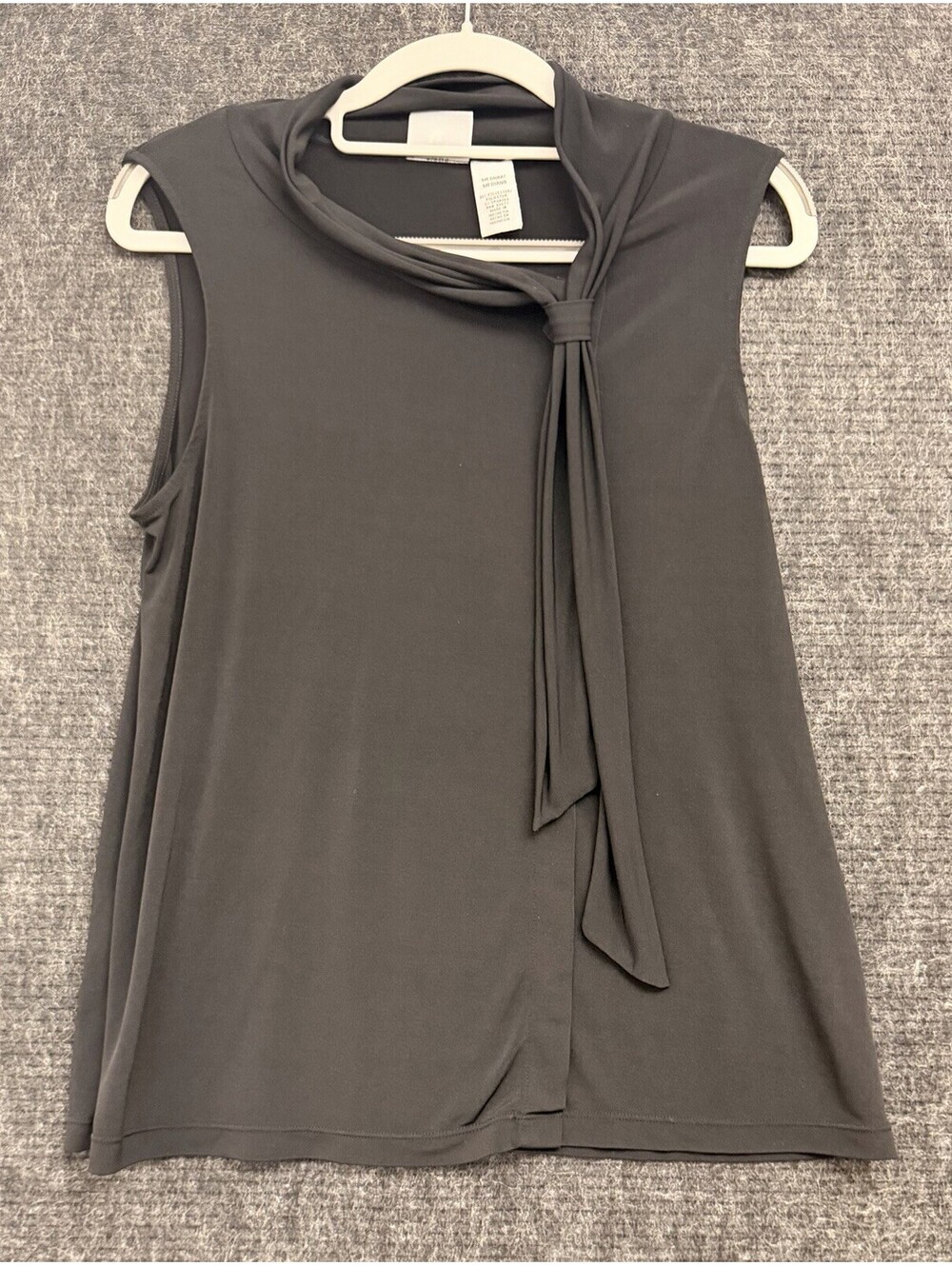 Worthington Stretch Women's Top Size M Sleeveless Black Poly/Spandex